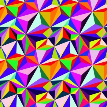 Tapeta Kolorowe Wzory Geometryczne - obrazek 2