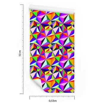 Tapeta Kolorowe Wzory Geometryczne - obrazek 3