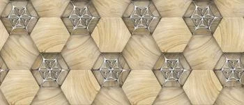 Tapeta Drewniane Wzory 3D - obrazek 2