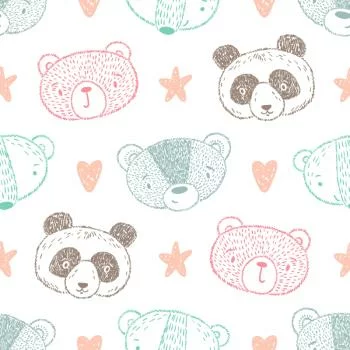 Tapeta Misie Panda Niedźwiadki - obrazek 2
