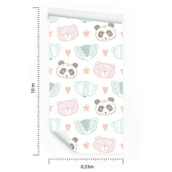 Tapeta Misie Panda Niedźwiadki - obrazek 3