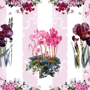 Tapeta Do Salonu Rośliny Kwiaty Przyroda Storczyki - obrazek 2