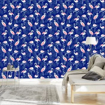Tapeta – Flamingi