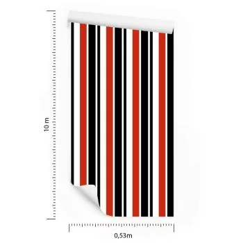 Tapeta Do Biura, Salonu, Klasyczne, Pionowe Pasy - obrazek 3