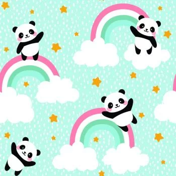 Tapeta Pandy W Deszczu - obrazek 2