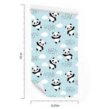 Tapeta Pandy Na Tle Nieba - obrazek 3