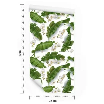 Tapeta Do Salonu Kwiaty Storczyki Natura - obrazek 3