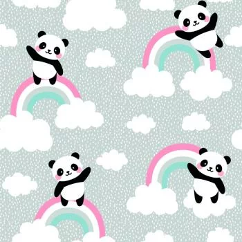 Tapeta Pandy W Chmurach - obrazek 2