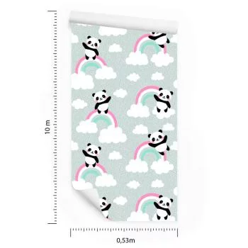 Tapeta Pandy W Chmurach - obrazek 3