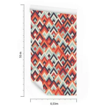 Tapeta Kolorowe Wzory Geometryczne - obrazek 3