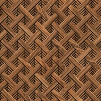 Tapeta Drewniany Wzór Geometryczny 3D - obrazek 2