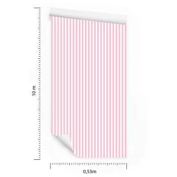 Tapeta 3D W Klasyczne, Pionowe Paski, Do Salonu - obrazek 3