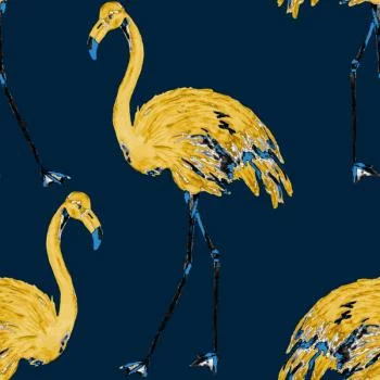 Tapeta – Flamingi Jak Malowane - obrazek 2