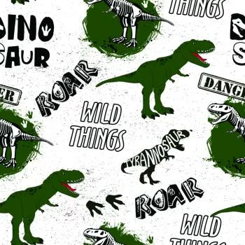 Tapeta Do Pokoju Młodzieżowego, Dinozaury - obrazek 2