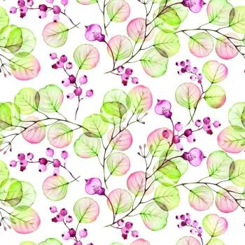 Tapeta Liście I Jagody - obrazek 2