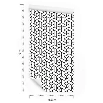 Tapeta Wzór Geometryczny - Optyczna - obrazek 3