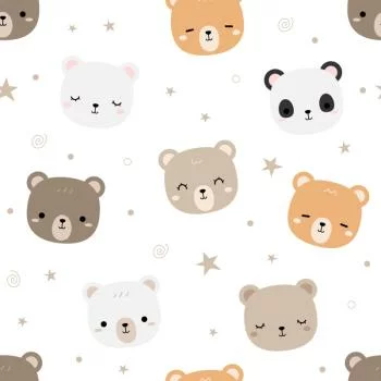 Tapeta Niedźwiadki Misie Panda - obrazek 2