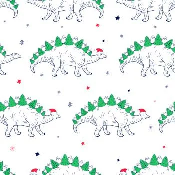 Tapeta Do Pokoju Dziecka, Dinozaury Drzewa - obrazek 2