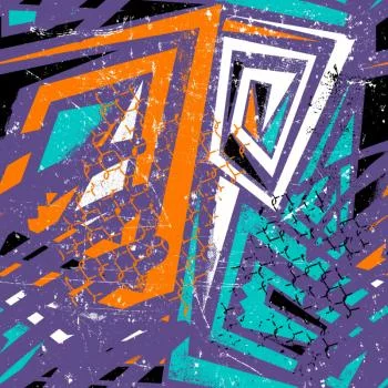 Tapeta Nowoczesne Rysunki Graffiti - obrazek 2