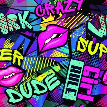Tapeta Styl Graffiti - obrazek 2