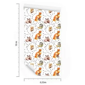 Tapeta Dla Dzieci – Zwierzęta Leśne - obrazek 3