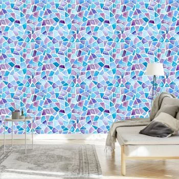 Tapeta Geometryczna, Mozaika, Do Salonu, Biura
