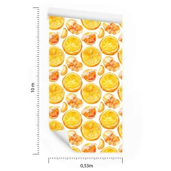 Tapeta Do Kuchni Owoce Cytrusy Pomarańcze - obrazek 3