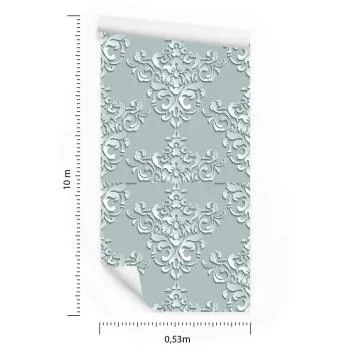 Tapeta Optyczna, Do Sypialni, Ornamenty, Efekt 3D - obrazek 3