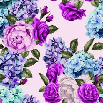 Tapeta Róże Z Liśćmi - obrazek 2