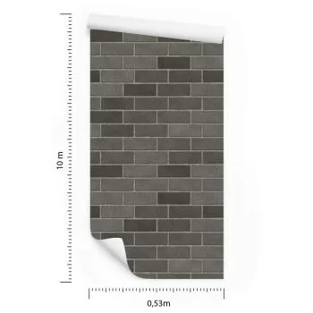 Tapeta Cegła 3D Mur - obrazek 3