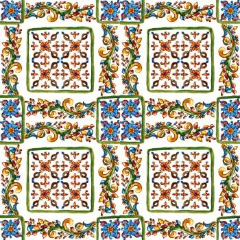 Tapeta Do Kuchni Kolorowa Mozaika, Imitacja Płytek - obrazek 2