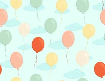 Tapeta Kolorowe Małe Balony - obrazek 2