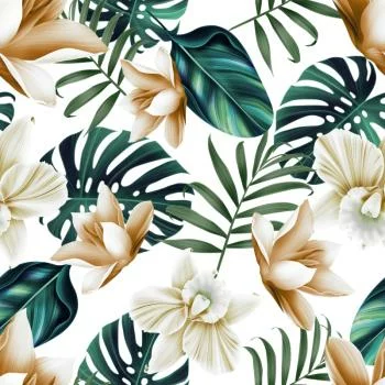 Tapeta Kwiaty W Stylu Retro - obrazek 2