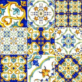 Tapeta Do Kuchni, Orientalna, Kolorowa Mozaika - obrazek 2