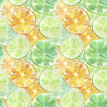 Tapeta Z Owocami, Pomarańcze, Limonki, Jadalnia - obrazek 2