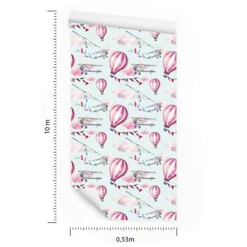 Tapeta Balony Wśród Samolotów - obrazek 3