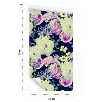 Tapeta Kwiaty Vintage - obrazek 3
