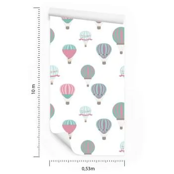 Tapeta Kolorowe Pojazdy Balony - obrazek 3