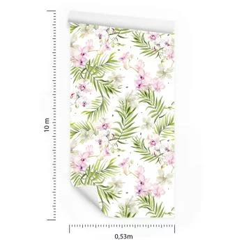 Tapeta Do Salonu Storczyki Orchidea Kwiaty Natura - obrazek 3