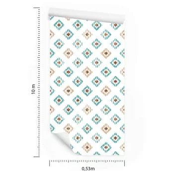 Tapeta Kolorowe Wzory Geometryczne - obrazek 3