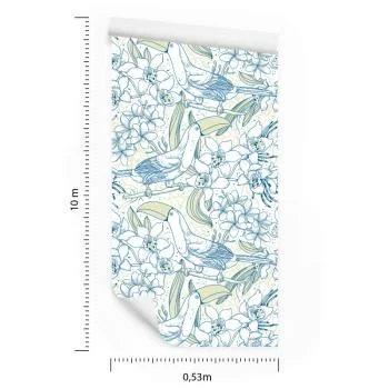 Tapeta – Tukany I Kwiaty - obrazek 3