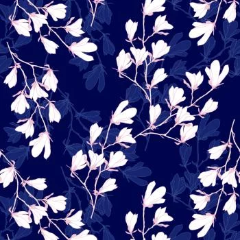 Tapeta Piękne Kwiaty Magnolii - obrazek 2