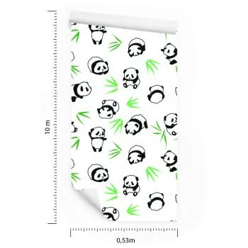 Tapeta Pandy Wśród Zieleni - obrazek 3