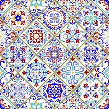 Tapeta Kafelki, Kolorowa Mozaika, Jadalnia - obrazek 2