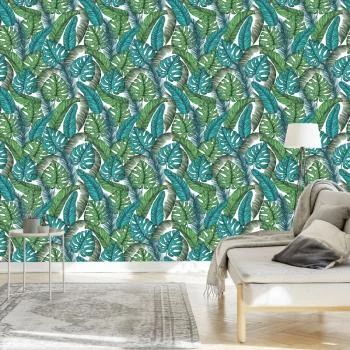 Tapeta Liście Monstera Dżungla