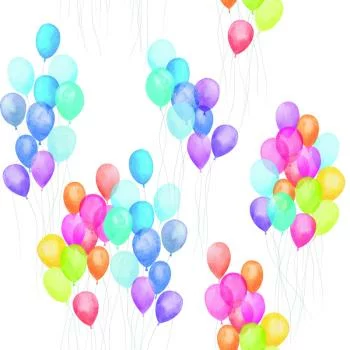 Tapeta Kolorowe Balony - obrazek 2