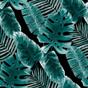 Tapeta Liście Palmy, Marakui I Monstery - obrazek 2