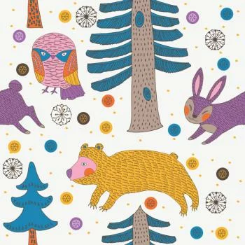 Tapeta Drzewa, Natura, Przyroda Pokój Dziecięcy - obrazek 2