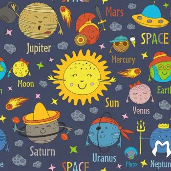 Tapeta Planety Słońce I Ufo - obrazek 2