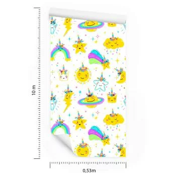 Tapeta Chmury Gwiazdy I Tęcza - obrazek 3